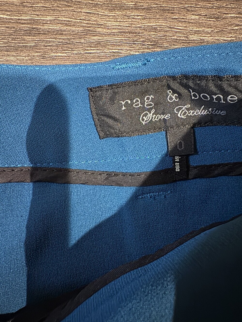 ❤ RAG & BONE SKINNY CREPE TROUSERS / PANTS, 0L (25 LONG / TALL) - Picture 15 of 15